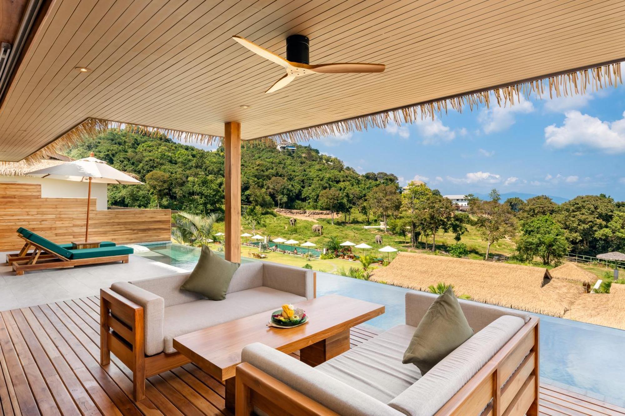 Wild Cottages Elephant Sanctuary Resort Amphoe Koksamui Esterno foto