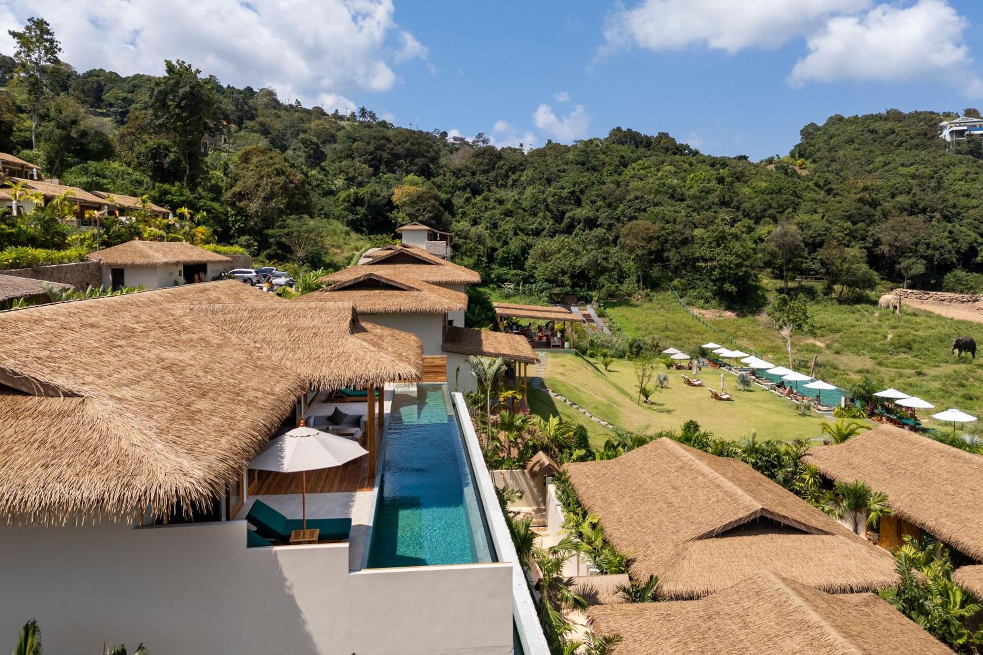 Wild Cottages Elephant Sanctuary Resort Amphoe Koksamui Esterno foto